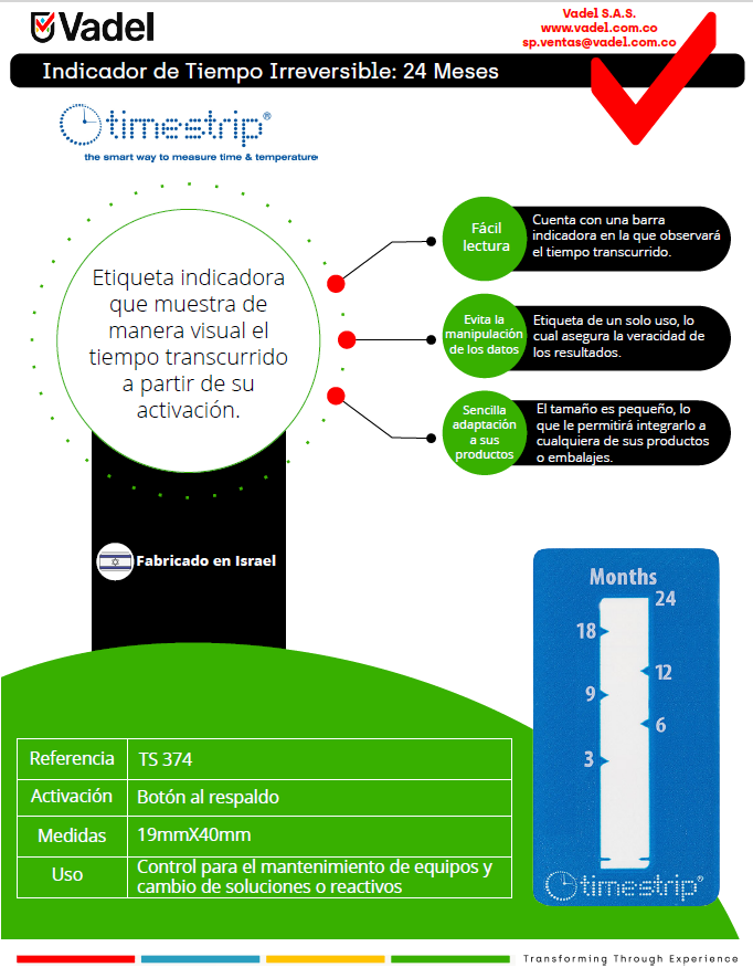 Timestrip tiempo 24 meses