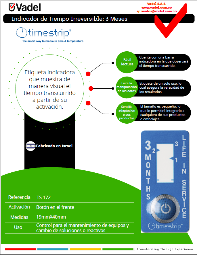 Timestrip tiempo 3 meses